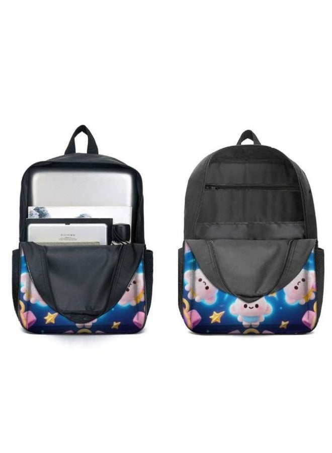 Bright Li Fire Unlock the fashion style of children's fun! Three-piece bag set, cartoon elements make children and teenagers super stylish (students, children, friends outings, mountain climbing, schooling, etc. are available) - 6  - Image 4