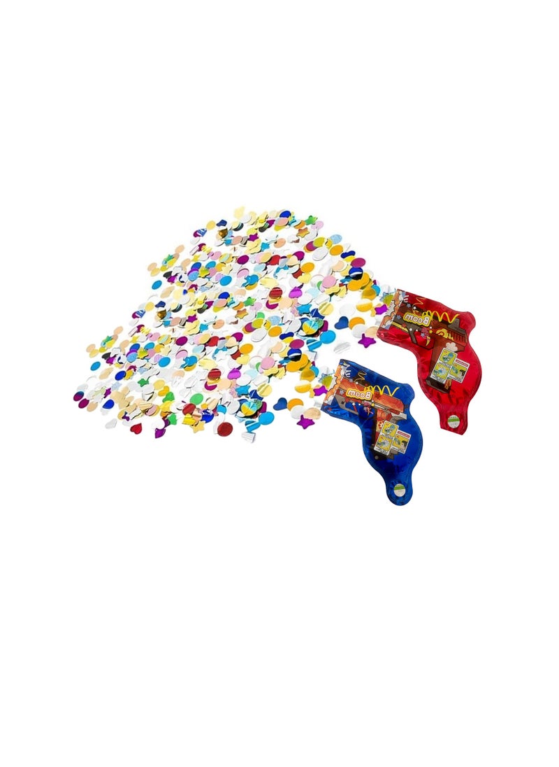 Boxwoods - 24 PCS Of Inflatable Handheld Foil Balloons Confetti Poppers For Kids Party Toy For Birthday Graduation National Day And New Year Eve Celebration - Image 1