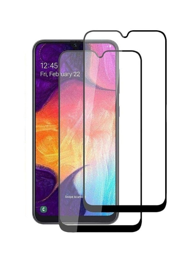 Protective sticker for Samsung Galaxy A30, A20, A50, M30, M30S, clear tempered glass screen protector, 2 pieces - Image 1