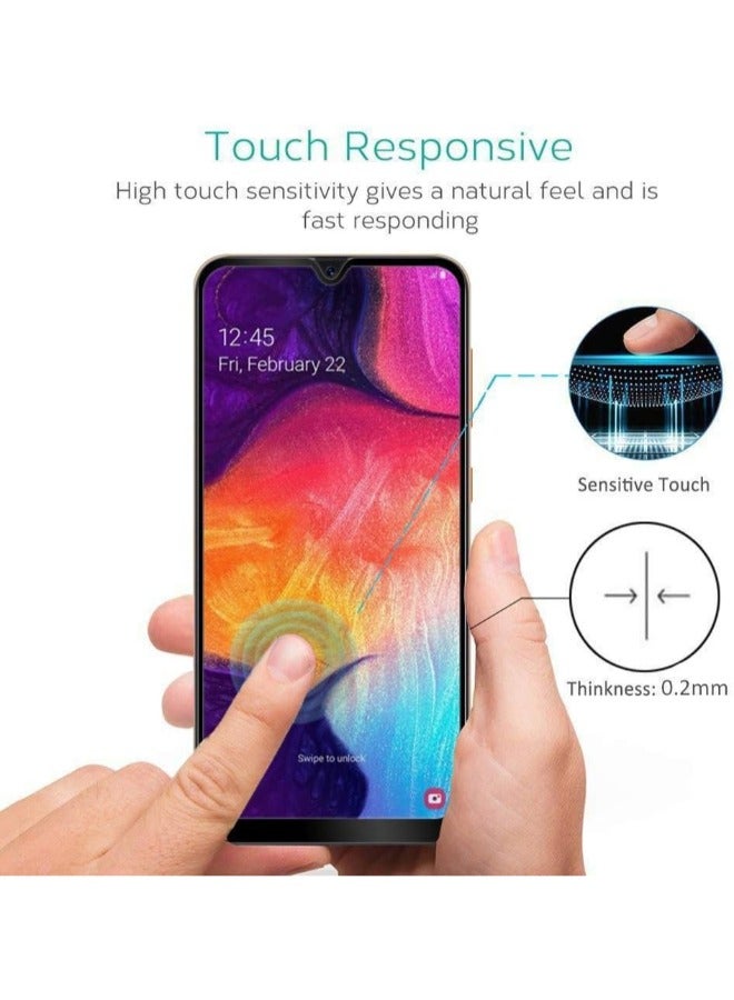 Protective sticker for Samsung Galaxy A30, A20, A50, M30, M30S, clear tempered glass screen protector, 2 pieces - Image 3