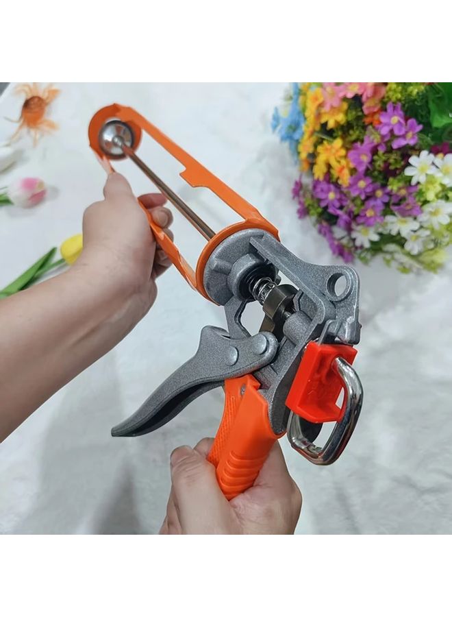 مسدس الغراء الزجاجي المضاد للتنقيط اليدوي البرتقالي القطع التلقائي مريح للاستخدام أداة DIY - Image 1