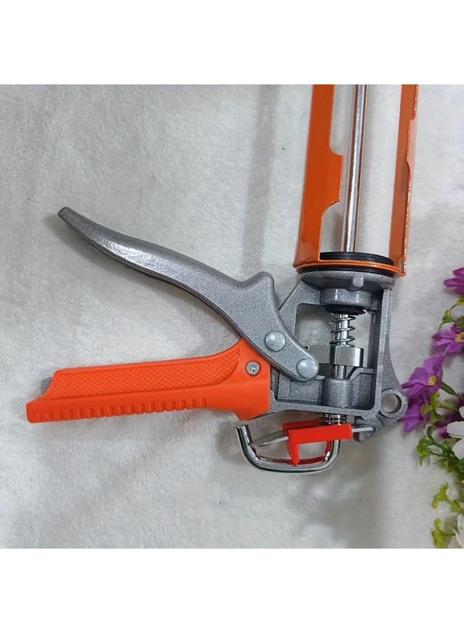 مسدس الغراء الزجاجي المضاد للتنقيط اليدوي البرتقالي القطع التلقائي مريح للاستخدام أداة DIY - Image 2