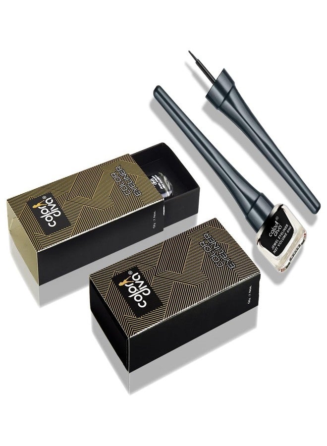 Adbeni Black Color Eyeliner, 5.5ml | Water Resistant, Bright Color & Quick Drying, Long Lasting 12hr, For daily Use - Image 1