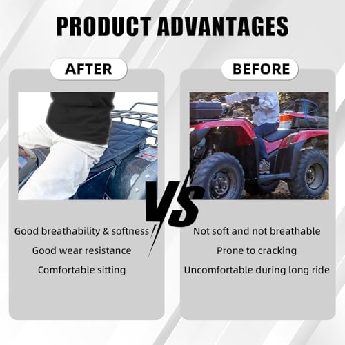 Wacece Air Seat Cushion Padded Seat Cover Cooling Breathable 3D Mesh Universal for ATV Motorcycles - Image 5