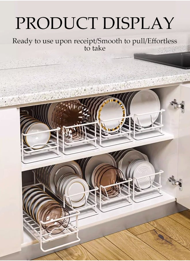 DUNISO Dish Drying Rack Space-Saving Rust Proof Stainless Steel Organization Shelf Kitchen Drainer Utensil Holder Compact Draining Board Rack For Kitchen Counter  - Image 2