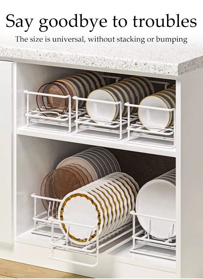 DUNISO Dish Drying Rack Space-Saving Rust Proof Stainless Steel Organization Shelf Kitchen Drainer Utensil Holder Compact Draining Board Rack For Kitchen Counter  - Image 3