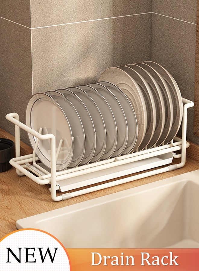 DUNISO Dish Drying Rack Space-Saving Rust Proof Stainless Steel Organization Shelf Kitchen Drainer Utensil Holder Compact Draining Board Rack For Kitchen Counter - Image 2