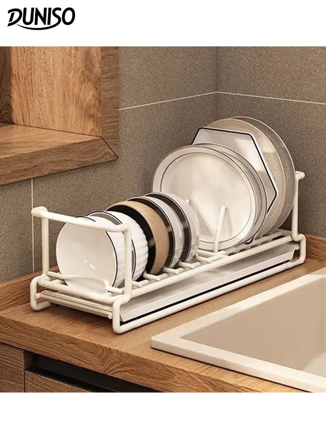 DUNISO Dish Drying Rack Space-Saving Rust Proof Stainless Steel Organization Shelf Kitchen Drainer Utensil Holder Compact Draining Board Rack For Kitchen Counter - Image 1