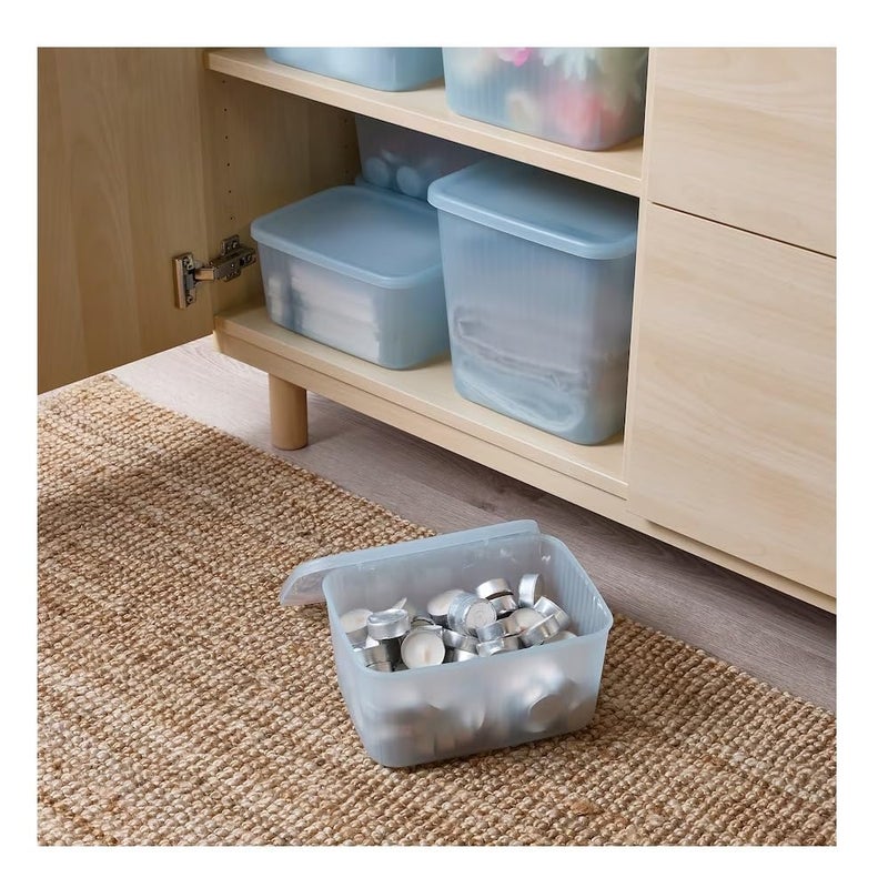 NT-STAR NTSTAR Storage box with lid transparentPlastic 18x24x12 cm35 l - Image 3