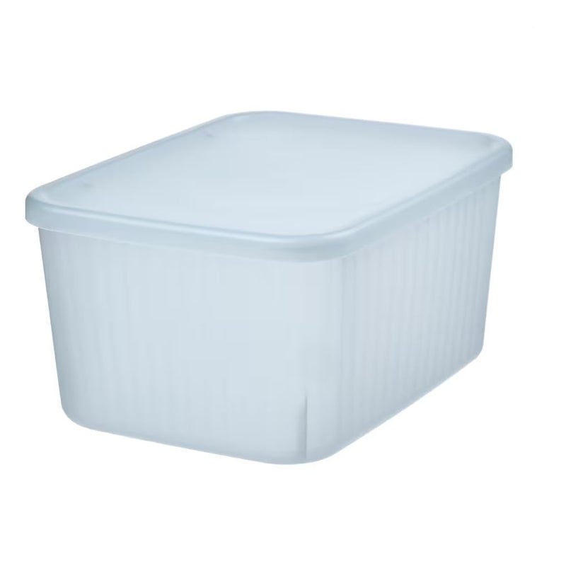 NT-STAR NTSTAR Storage box with lid transparentPlastic 18x24x12 cm35 l - Image 1