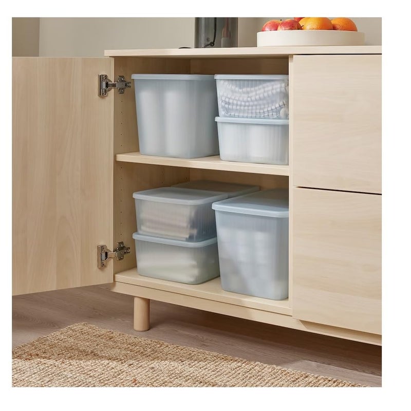 NT-STAR NTSTAR Storage box with lid transparentPlastic 18x24x12 cm35 l - Image 2