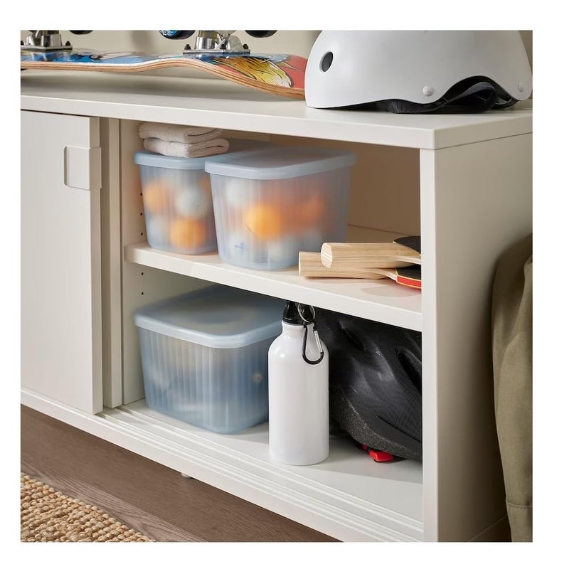 NT-STAR NTSTAR Storage box with lid transparentPlastic 18x24x12 cm35 l - Image 5