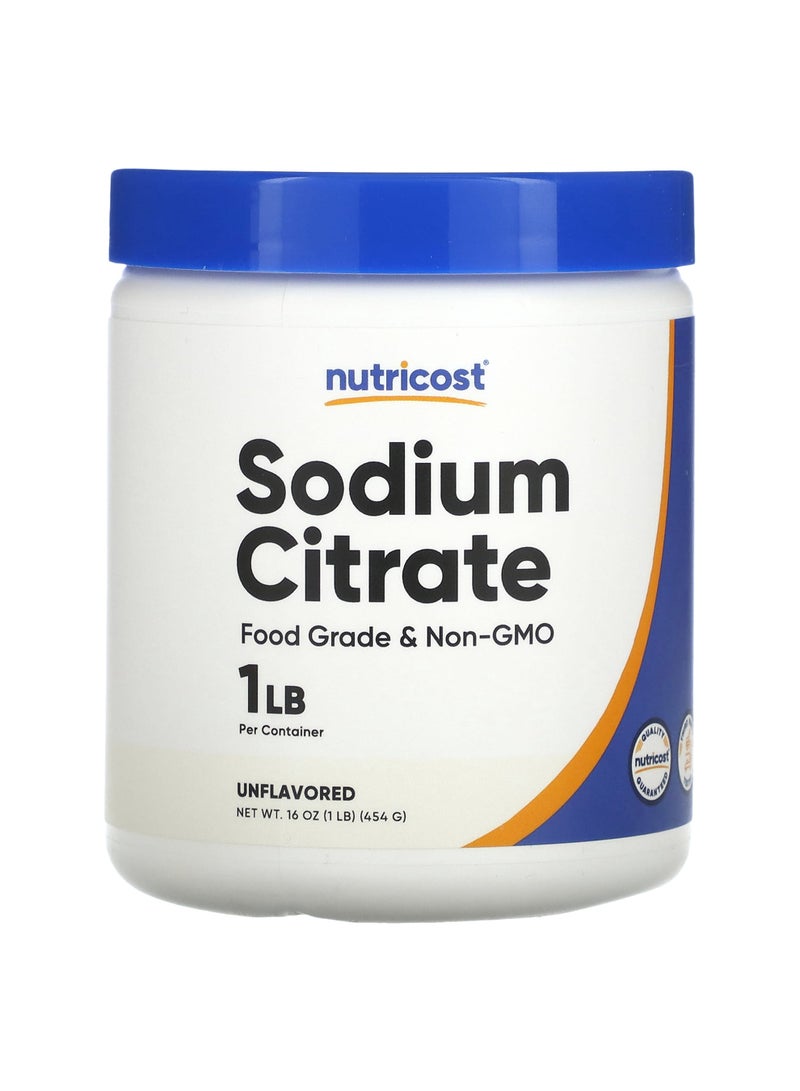 Nutricost Sodium Citrate, Unflavored, 16 oz  (454 g)
