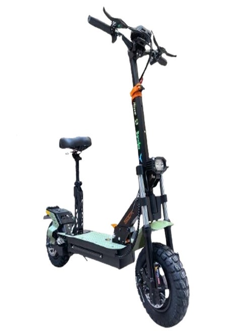 Electric Scooter | Electric Scooter for Adults | RT5 PRO Electric Scooter with Original Russian Dual Motors | 3000W Power | 48V – 20Ah Battery | Dual Hydraulic Suspension | 11-Inch Tubeless Tires | Powerful LED Headlights | Rear Turn Signals + Horn | Sturdy, High-Quality Frame | All Spare Parts Available