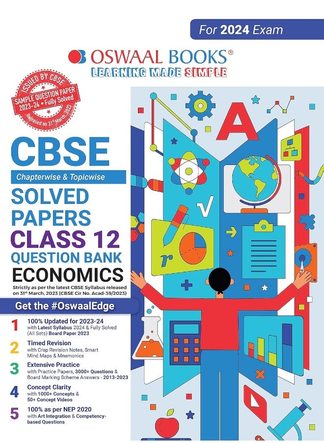 Oswaal CBSE Class 12 Economics Question Bank 2023-24 Book - Image 1