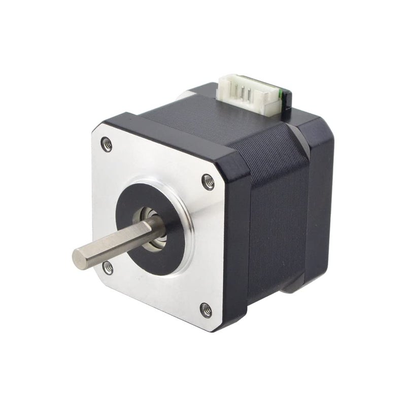 STEPPERONLINE 1 Pack Nema 17 Stepper Motor Bipolar 1.5A 42Ncm 42x42x38mm 1.8deg 4 Wires with 1m Cable and Connector - Image 2