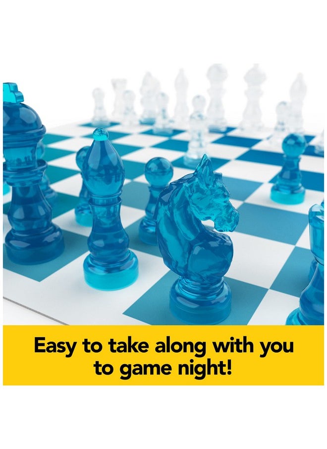 Spin Master Games Pack & Go Chess & Checkers Board Game From Spin Master Games Portable 2Player Games Chess Board Chess Set For Adults And Kids Ages 8 And Up  - Image 4