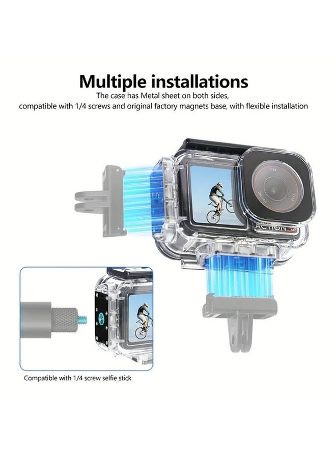 DJI Osmo Action 5 Pro 4 3 Waterproof Diving Protective Case Housing Shell - Image 3