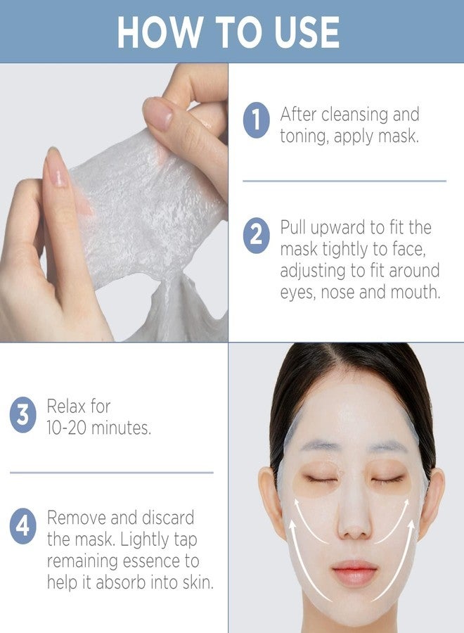 Mediheal Best Korean Hyaluronate Watermide Essential Face Mask - Hydrating and Moisturizing Sheet Masks With Hyalu Active 3x For All Skin Types (4 Count) - Image 5
