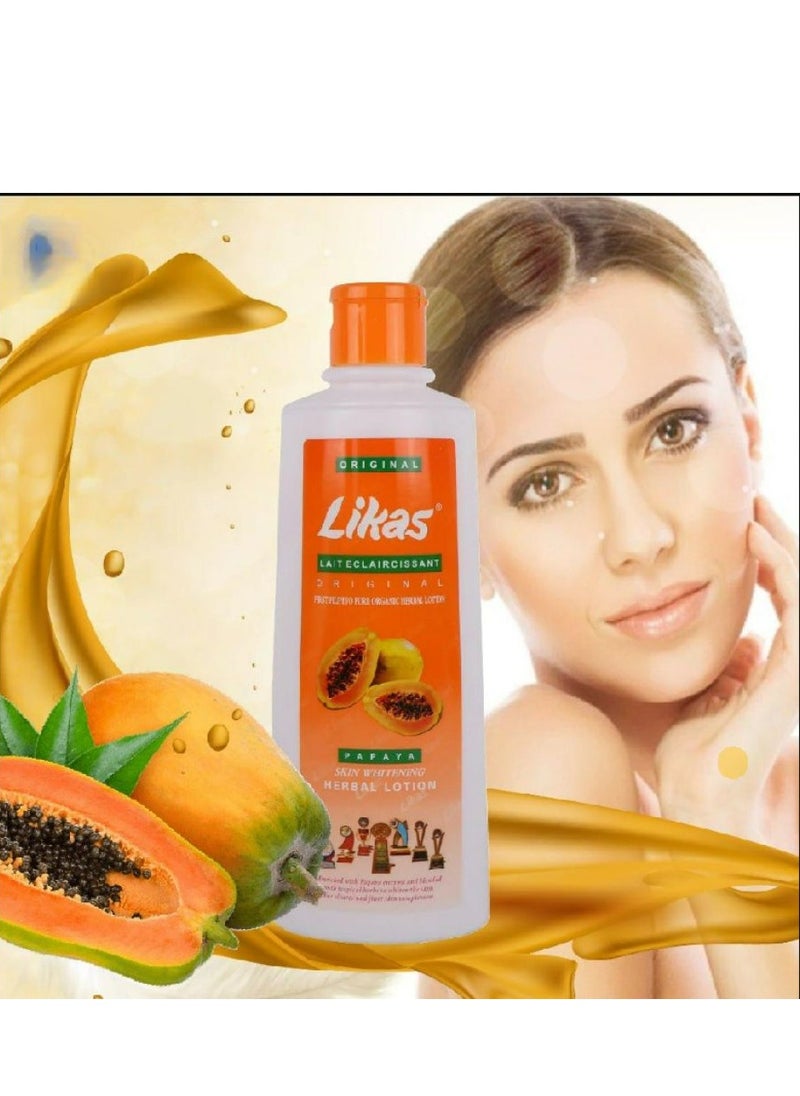 Likas - Likas Papaya Skin Whitening Herbal Lotion 300 ML - Image 1
