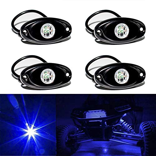 YONEDA Rock Lights for Trucks(4 Pods Blue) - Image 1