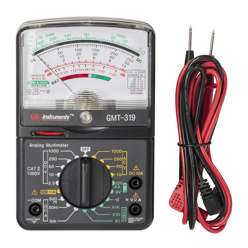 Gardner Bender GMT-319 Multimeter Tester, RJ-45 & RJ-11, 7 Function / 19 Range 1000V Black - Image 2
