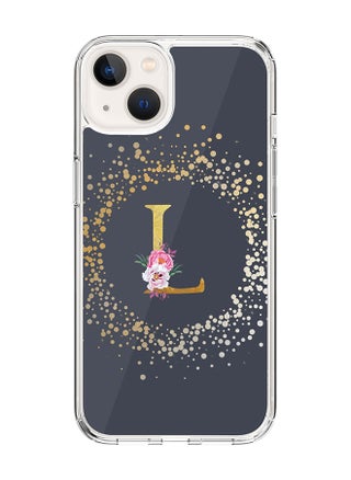 Classic Clear Case For iPhone 15 Plus, Hybrid Soft Case Flexible Edges Thin Cover- Custom Monogram Initial Letter Floral Pattern Alphabet - L (Grey) - pzsku/Z92D8769503C79D71C562Z/45/_/1704350832/c21e071f-3271-4f68-b72d-ad05448dcde8
