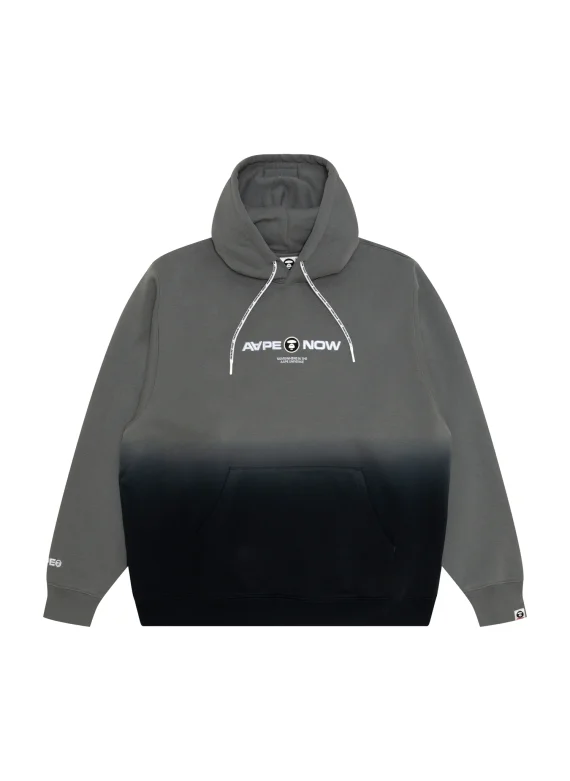 AAPE AAPENOW moonface logo gradient hoodie