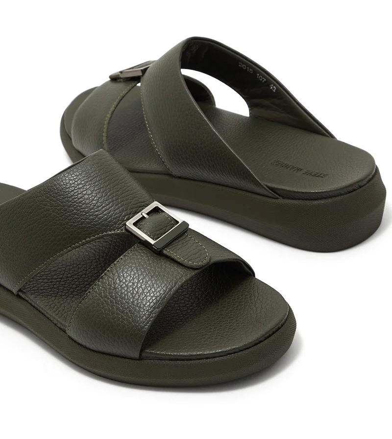 STEVE MADDEN Green Men Comfort Sandals