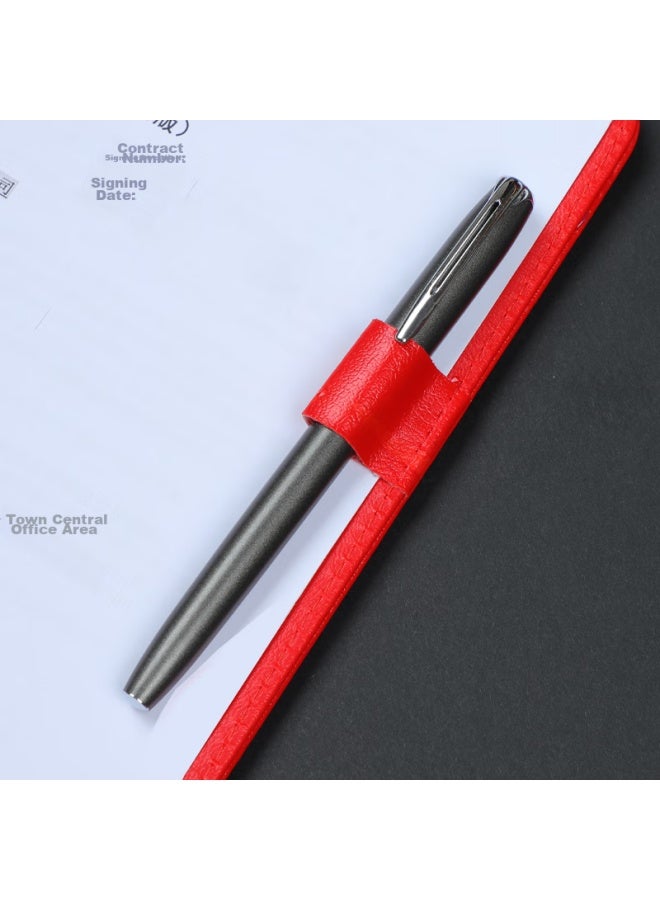 Trnfa Tn-b1 Business Contract Book/manager File Folder/recitation Folder A4 Leather Octagonal Insert Speech Folder/doent File Organizer - Image 3