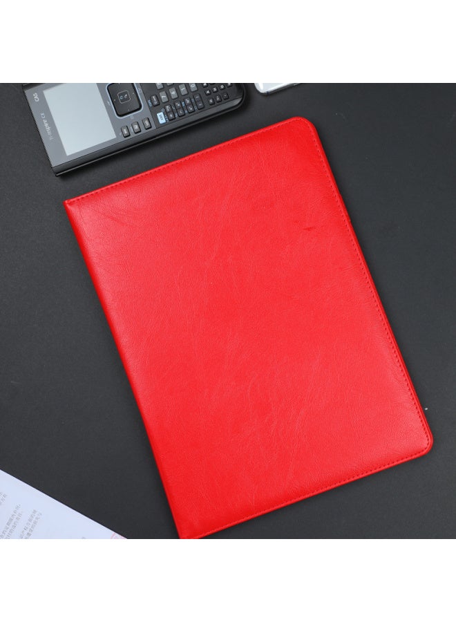 Trnfa Tn-b1 Business Contract Book/manager File Folder/recitation Folder A4 Leather Octagonal Insert Speech Folder/doent File Organizer - Image 1
