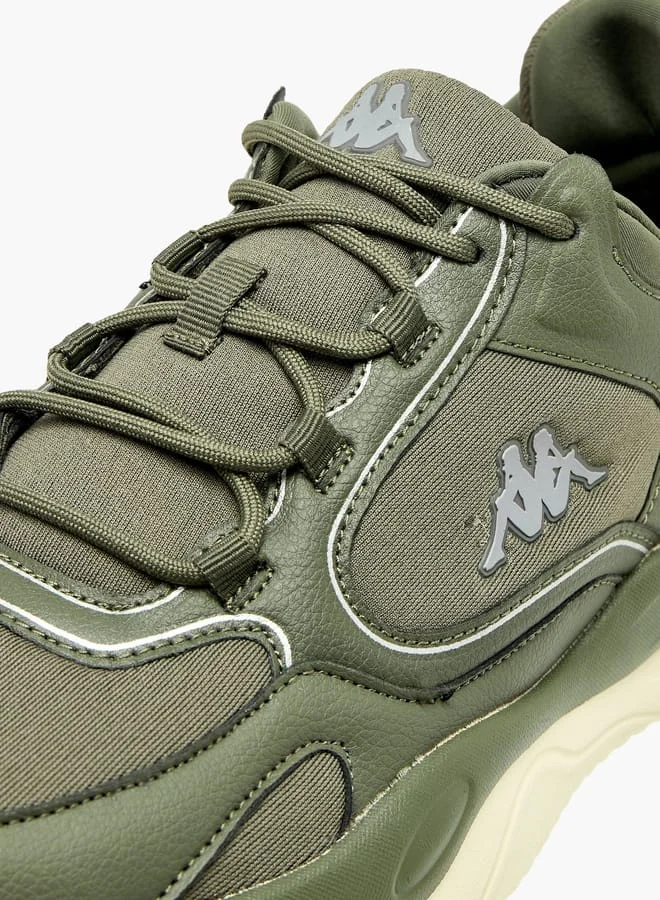 كابا Mens Panelled Lace-Up Sports Shoes