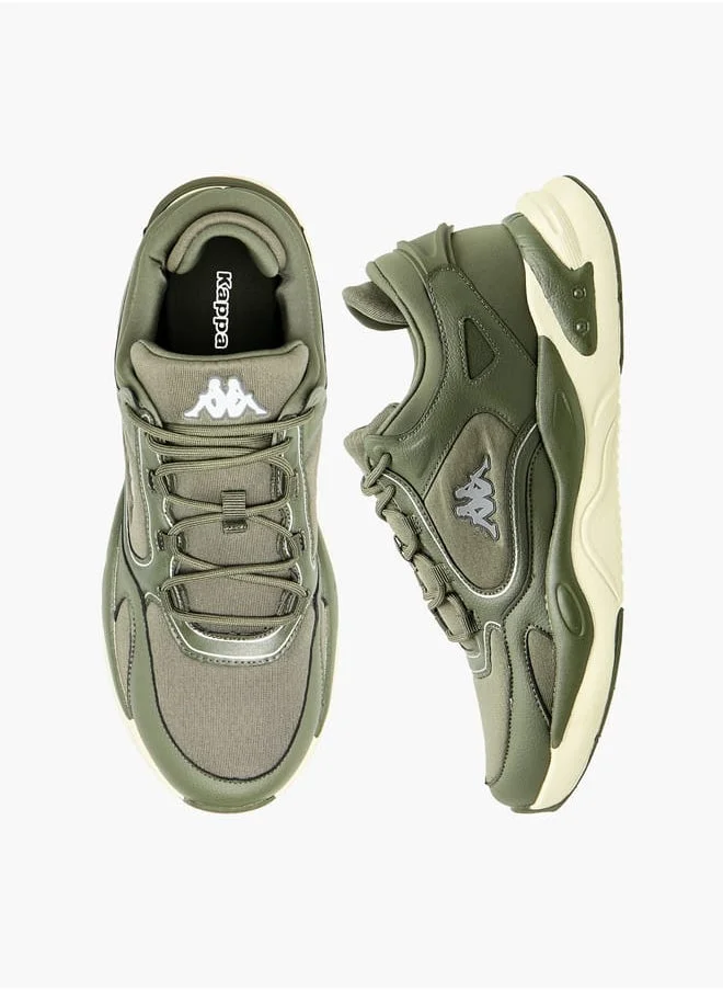 كابا Mens Panelled Lace-Up Sports Shoes