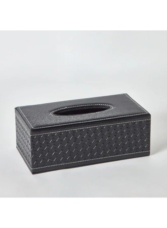 هوم بوكس صندوق مناديل جلدي نورديك . سم