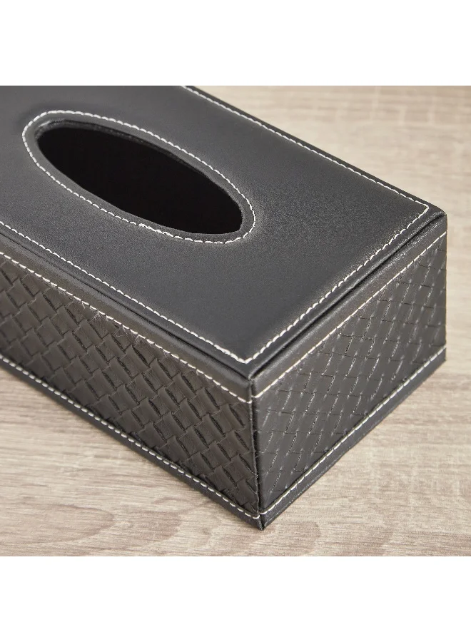 هوم بوكس صندوق مناديل جلدي نورديك . سم