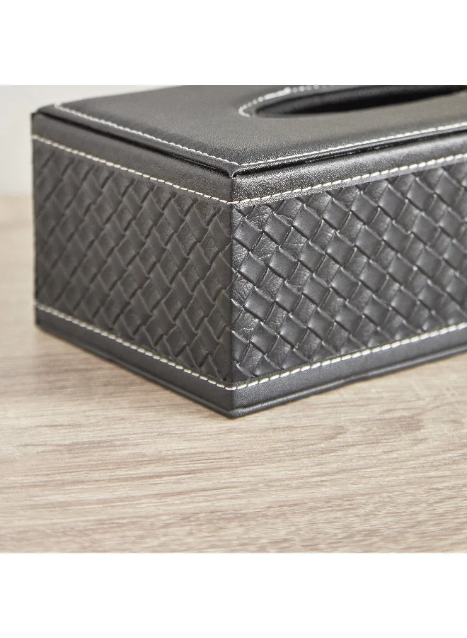 هوم بوكس صندوق مناديل جلدي نورديك . سم