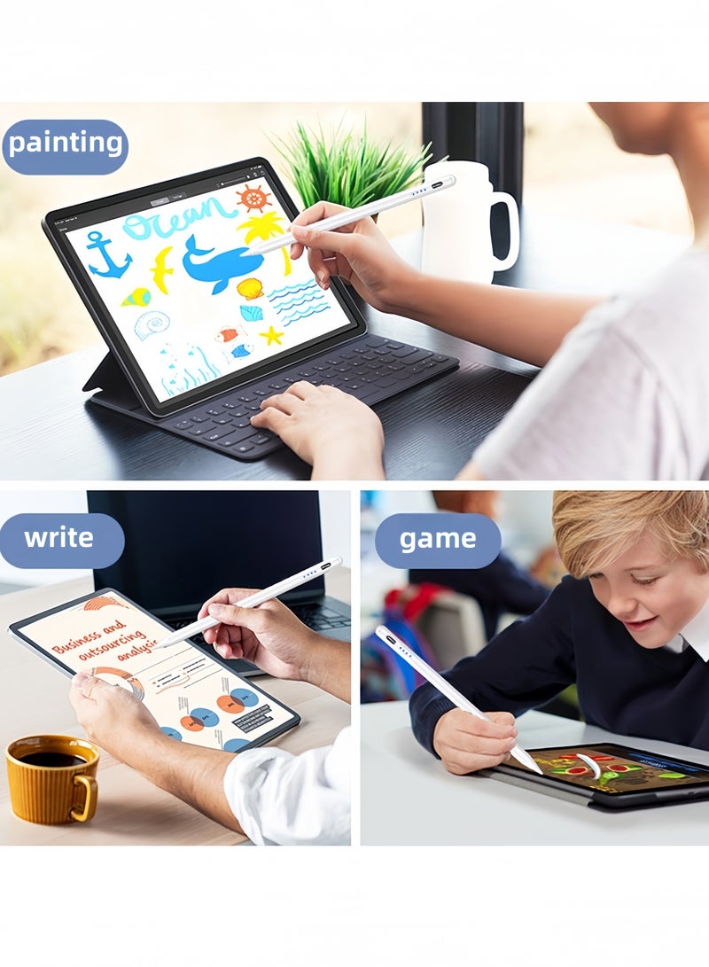 Stylus pen for iPad with palm rejection function, active pencil compatible (2018-2022) Apple iPad Pro 11/12.9 inches, iPad 10/9/8/7/6th generation, iPad Air 5/4/3 Generation, iPad Mini 6/fifth generat - Image 2