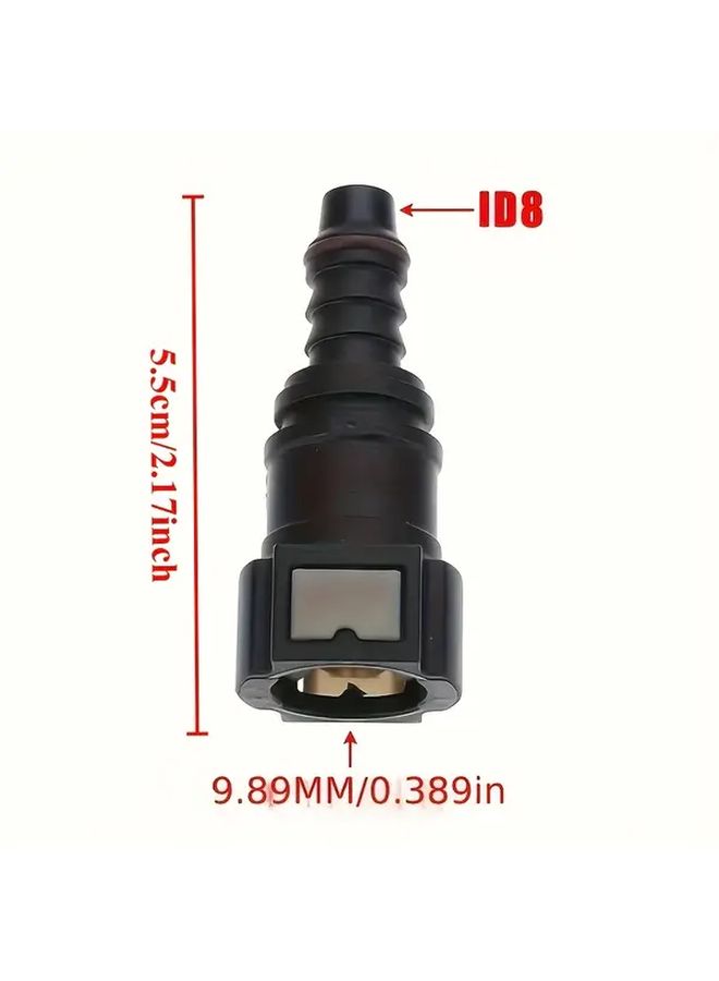 1pc 8mm Car Motorcycle Fuel Line Hose Quick Release Connector Plastic Fuel Injection System Gasoline Diesel Fuel Pump Quick Installation - Image 2