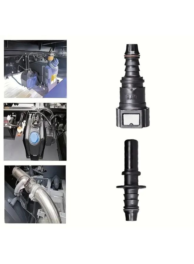 1pc 8mm Car Motorcycle Fuel Line Hose Quick Release Connector Plastic Fuel Injection System Gasoline Diesel Fuel Pump Quick Installation - Image 1