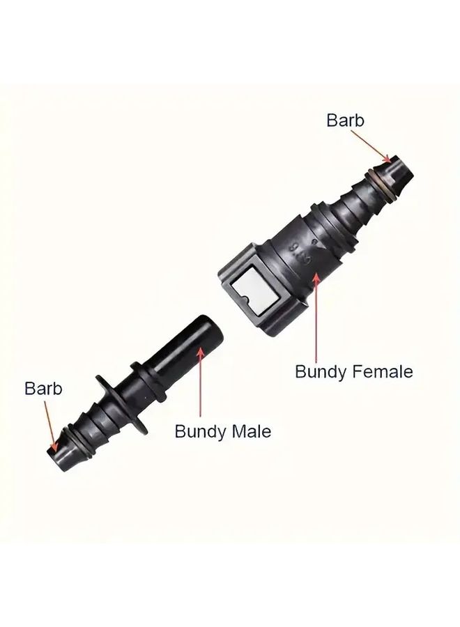 1pc 8mm Car Motorcycle Fuel Line Hose Quick Release Connector Plastic Fuel Injection System Gasoline Diesel Fuel Pump Quick Installation - Image 4