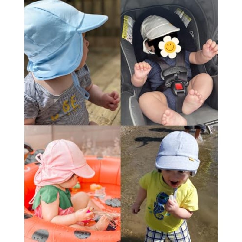 Baby Sun Hat UPF 50+ UV Ray Sun Protection Cotton Toddler Hats for Boys Girls - Image 5