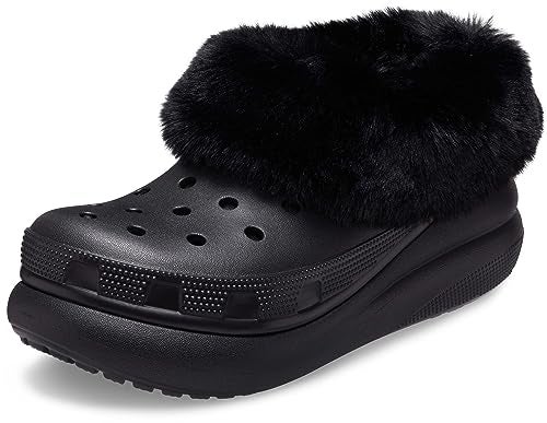 Crocs Unisex Furever Crush Black Men's 5, Women's 7 Medium - Image 5