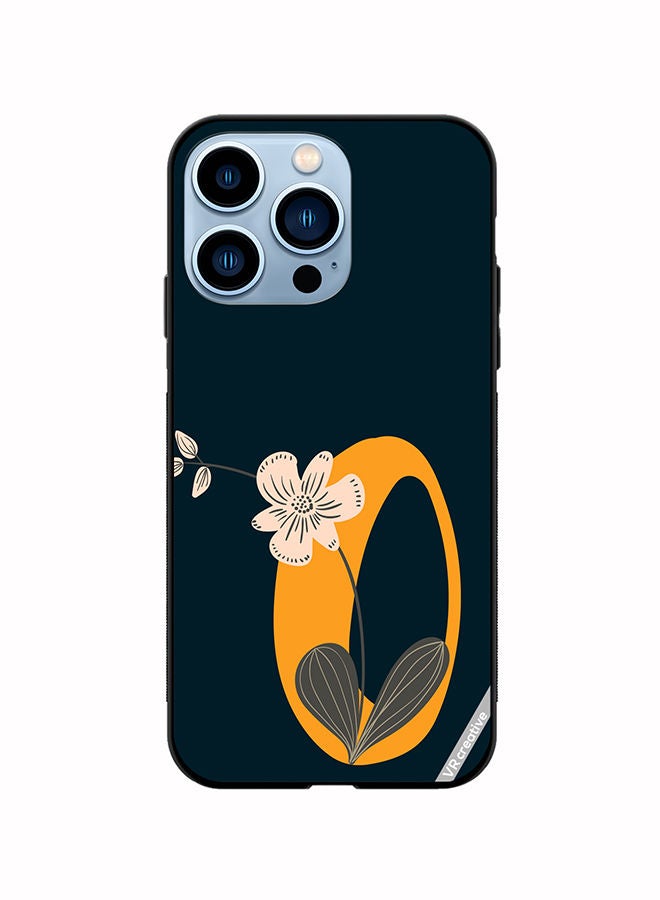 VR CREATIVE Protective Case Cover For Apple iPhone 14 Pro Alphabet O Design Multicolour  - Image 1