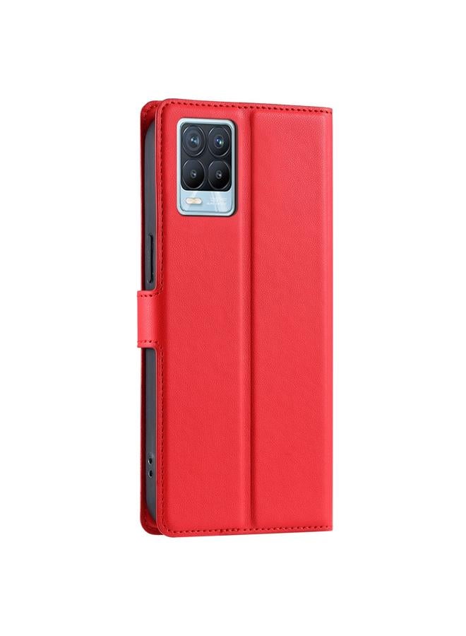 اس-توب جراب لهاتف Realme 8 4G / 8 Pro 4G Voltage جراب هاتف جلدي رفيع للغاية منقط - Image 3