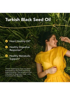 North American Herb & Spice Black Seed Oil 1000 mg - 90 Count - Liver, Gallbladder & Intestinal Function - Heart & Digestive Health - Black Seed Oil, Oregano Oil, Fennel - Non-GMO - 45 Servings  - Image 2