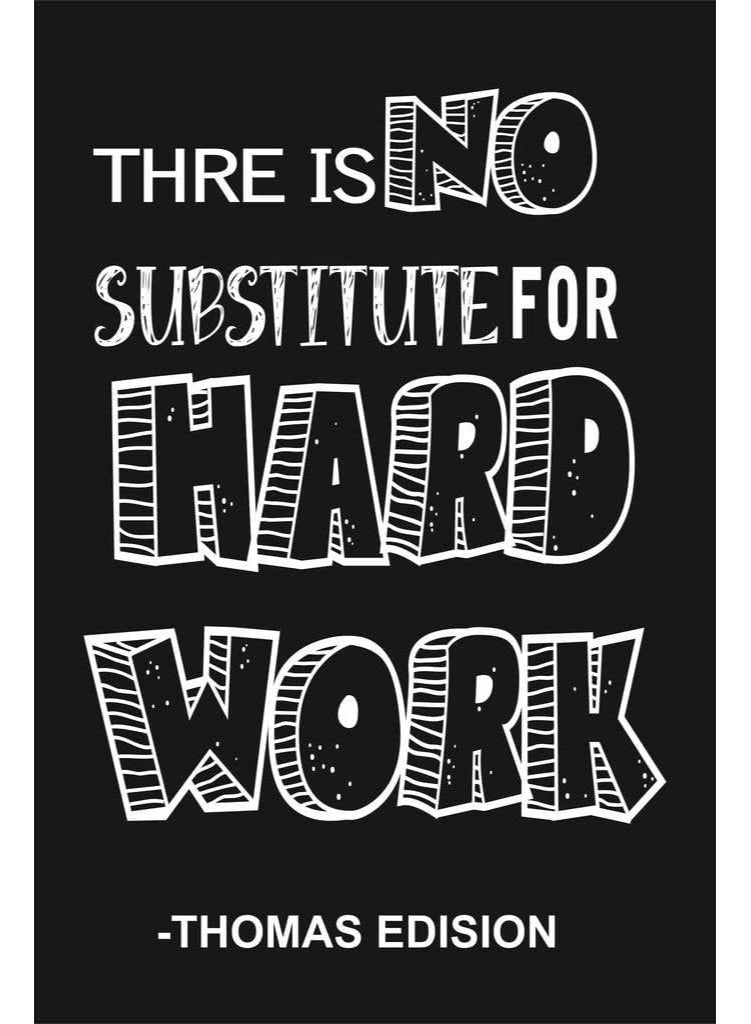 مؤسسة فكرة اليوم اليوم فكرة الفن التحفيزي طباعة الإطار ملصق | ديكور ملون للمنزل والمكتب وصالة الألعاب الرياضية وغرفة الدراسة والمدرسة وغرفة المعيشة وغرفة النوم | الأولاد والبنات (ملصق العمل الجاد)