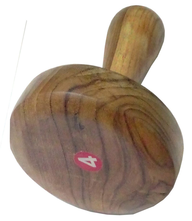 Shradha Trading Wooden Potato Masher, Wooden Roti Chapati Presser,roti bhakri or khakara on tava Presser, Crusher - Image 1