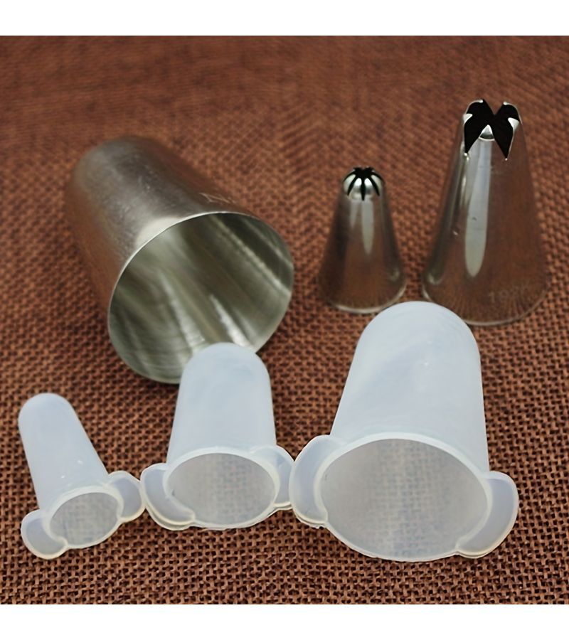 غطاء طرف التزيين السيليكوني لفوهات الأنابيب (مستلزمات الخبز) - قطعة واحدة - Image 5