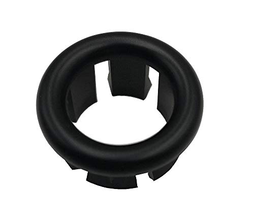 VRSS 6-Claw Bathroom Kitchen Sink Overflow Ring Basin Trim Cover Hole Insert in Caps (2Pcs Black) - Image 2
