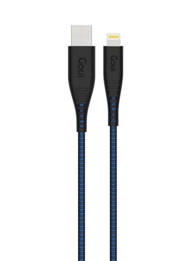 جوي شاحن آيفون سريع 2 متر – فلكس كيبل لايتنينق إلى USB-A، معتمد من أبل MFi لأجهزة آيفون 14، 13، 12، 11، ايربودز، قلم أبل، ايباد ميني، ايباد اير، ايباد برو - Image 1